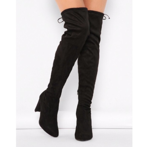 thigh high heeled boots uk